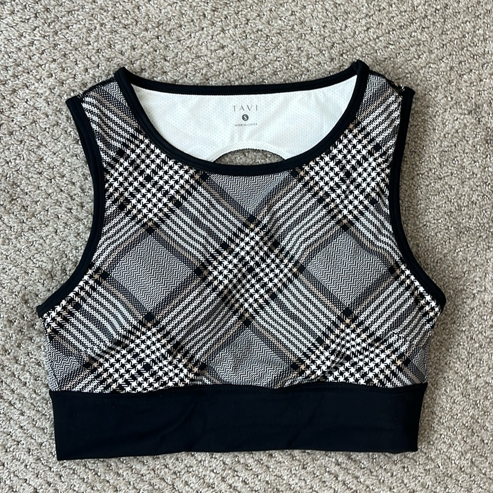 Tavi sports bra with cups and back cutout